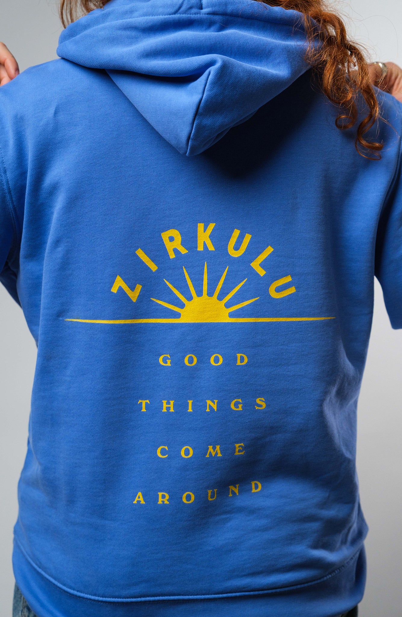 Bright Blue Hoody - Zirkulu Bright Blue Hoody - Zirkulu
